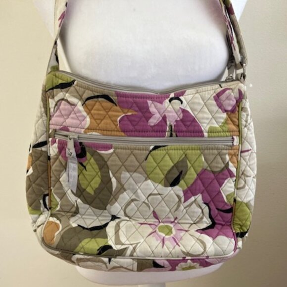 Vera Bradley Purple and Avocado Green Floral Bag - Picture 3 of 7
